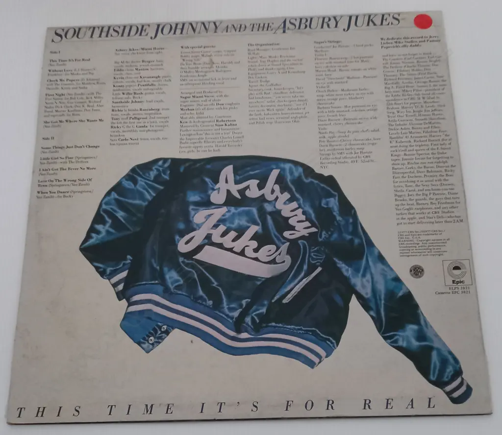 Southside Johnny & The Asbury Jukes, Live! At The Paradise Theater, Boston, MA 12.23.78  (Double album) Image 1++